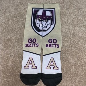 NEW UNISEX ALBION COLLEGE CREW SOCKS (michigan)